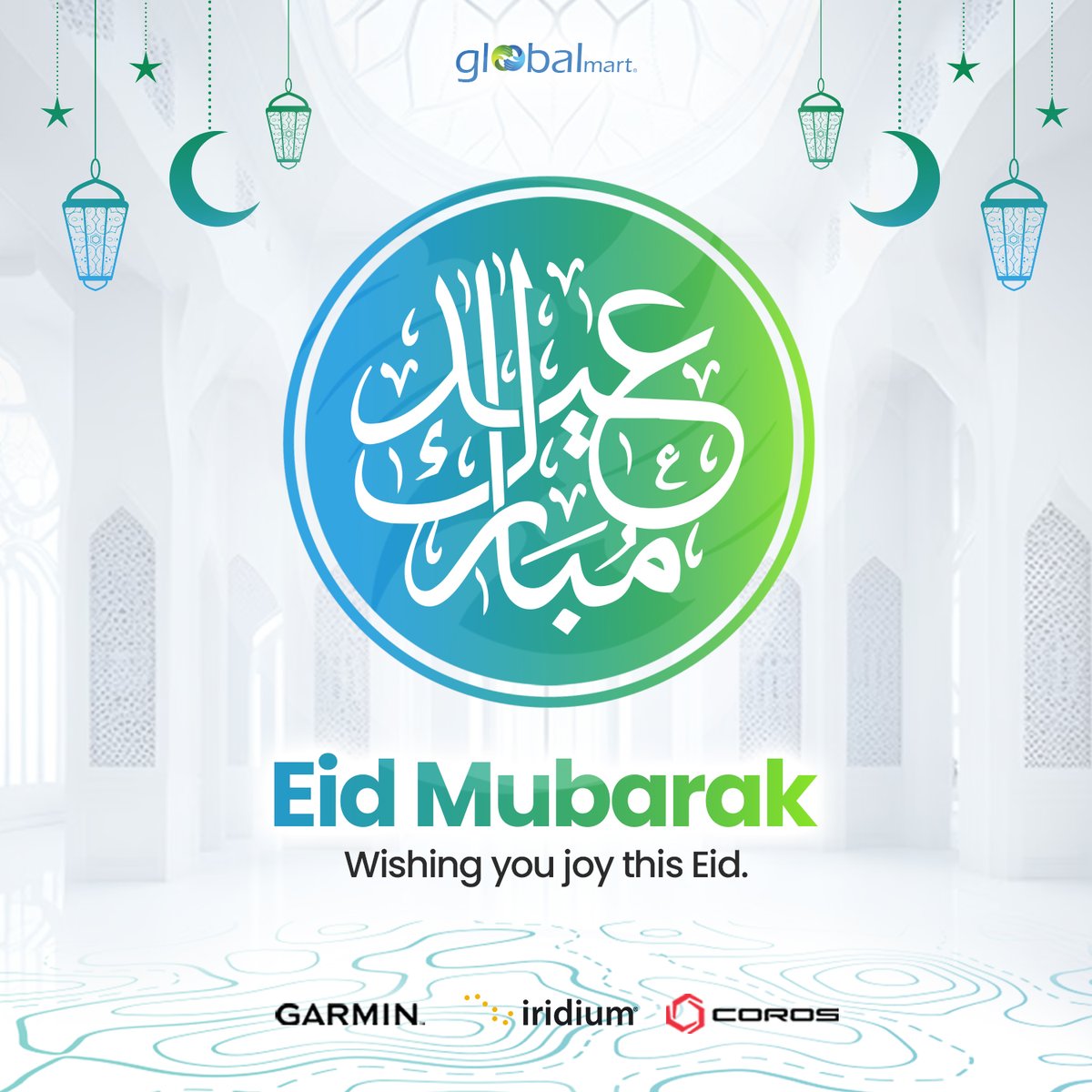 globalmartpak's tweet photo. Eid al-Fitr Mubarak✨❤️ 
May this Eid bring boundless joy, cherished moments, and heartfelt blessings to you and your loved ones🌙✨ 

#Eidalfitr #EidMubarak #eidcelebrations #blessings #prayers #corospk #garminpk #globalmart https://t.co/gBwcFuAiHu