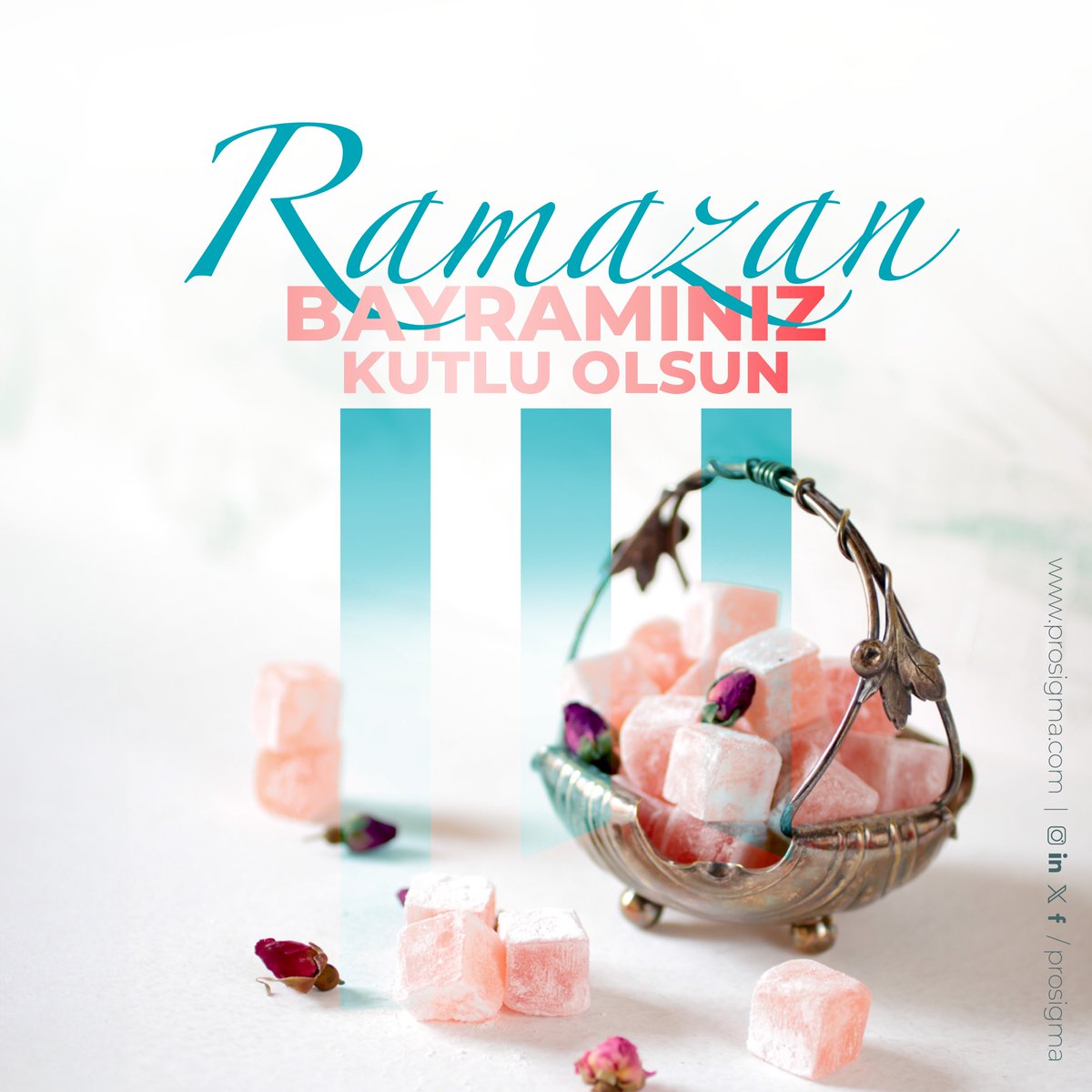 "Sevdiklerimizle birlikte, sevgiyle ve huzurla dolu bir Ramazan Bayramı geçirmenizi dileriz. Bayramınız kutlu olsun!

#mutlubayramlar #prosigmatasarim