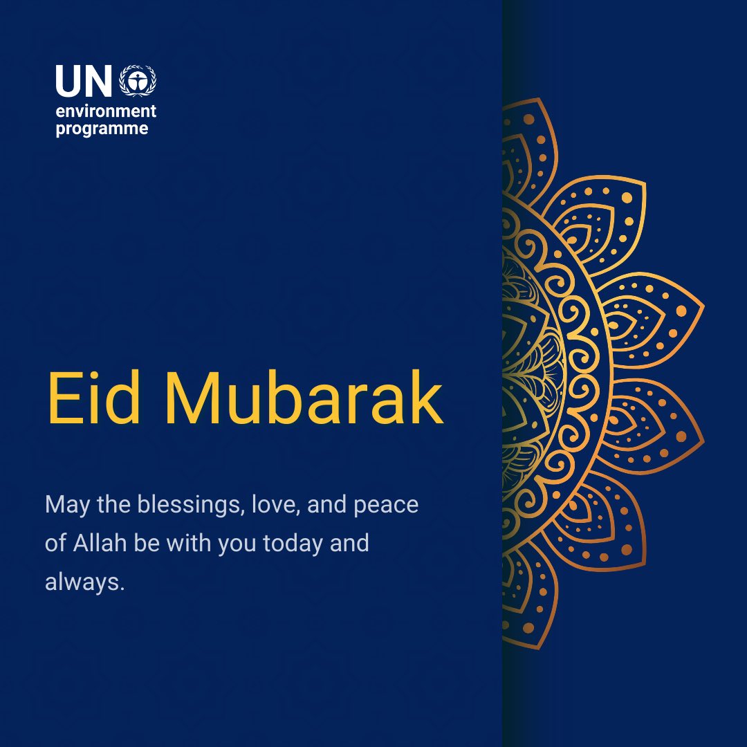 Joining hands and spirit! @UNEP_Africa wishes Eid Mubarak to you all. 🙏🏾🕌🌺 #EidMubarak2024 #EidAlFitr