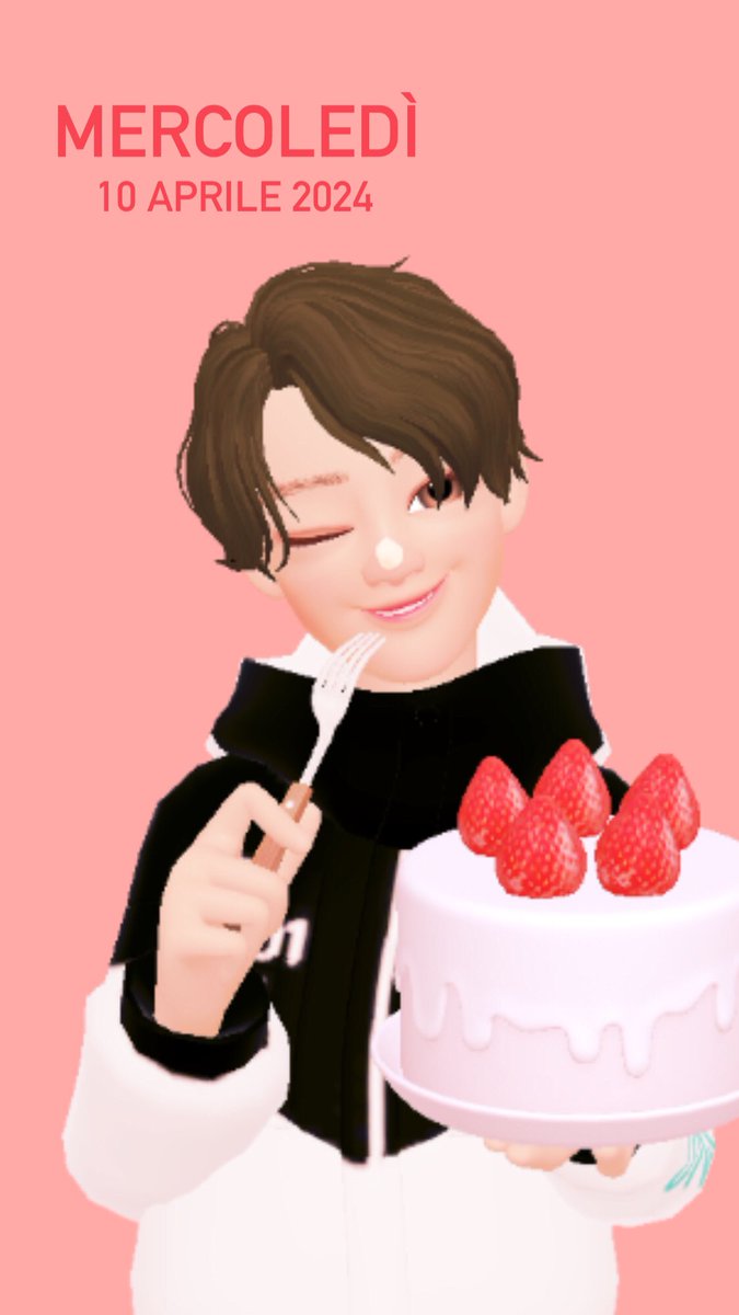 shomalino's tweet photo. 【毎日ZEPETO】
4月10日、水曜日
今日もチートデイ🍓
#ZEPETO #shomalino #haveasweetday https://t.co/bo2NypWMNH