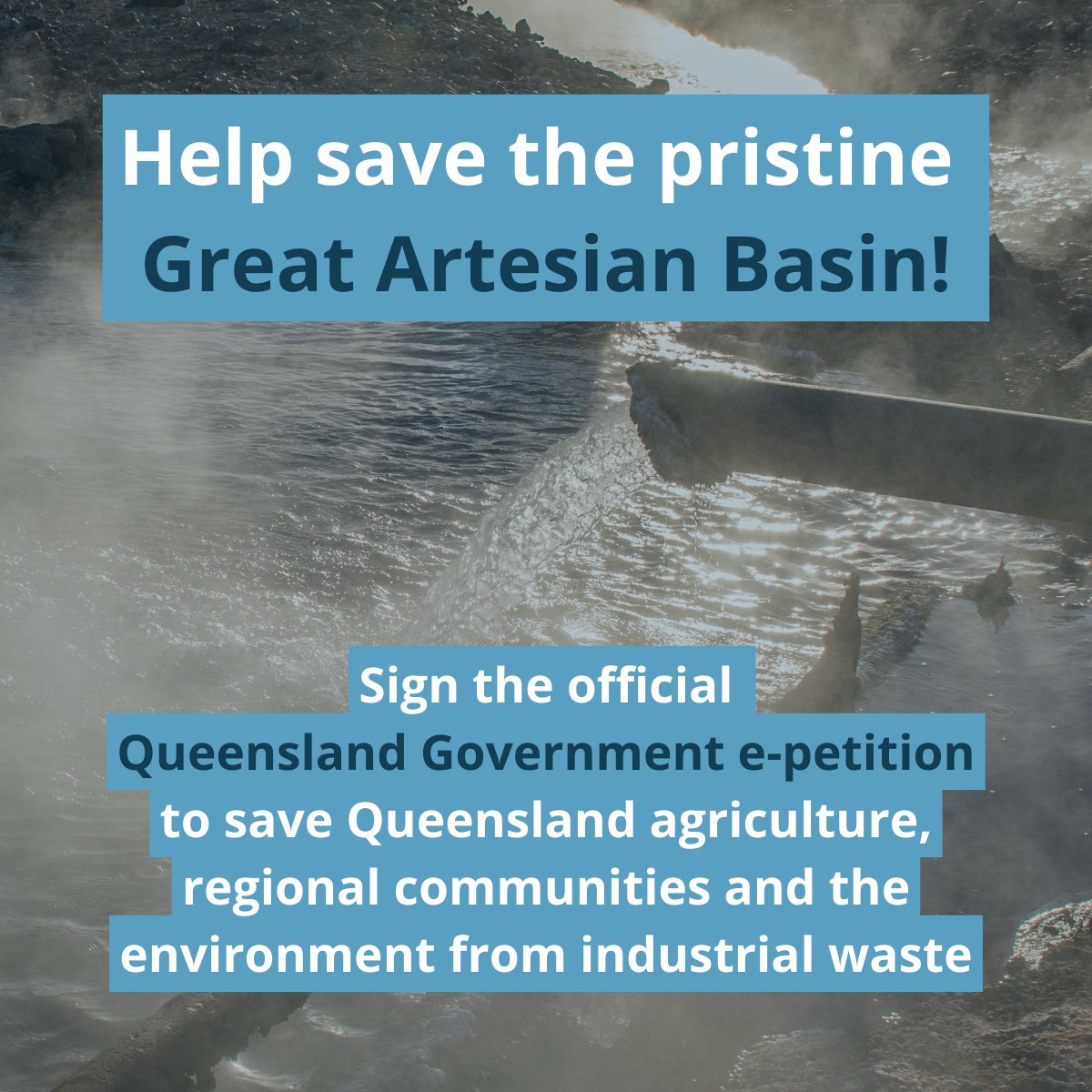 ✒ Sign the official Queensland Parliament e-petition calling on the Queensland Government to save the #GreatArtesianBasin👉 bit.ly/3VS601e #AgChatOz #QldFarmers #Agriculture @LGAQ @QLDConservation
