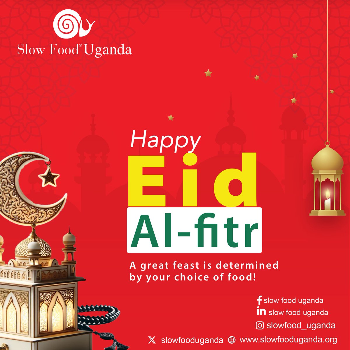 Eid Mubarak to all good food lovers! May this special day bring you joy, happiness, and lots of delicious, eco-friendly food. Have a wonderful Eid celebration!