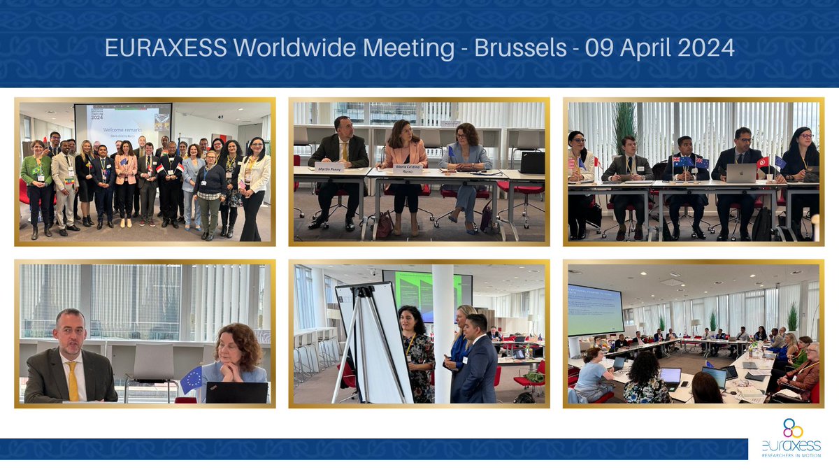 🇪🇺📷 @Euraxess_AusNZ is in Brussels along with 8 other Worldwide hubs for the first physical meeting of the year. It was a pleasure to interact with Director @MariaCrisRusso & team @EUScienceInnov with discussions/updates on: 🔹 Association to Horizon Europe 🔹#EUGlobalApproach…