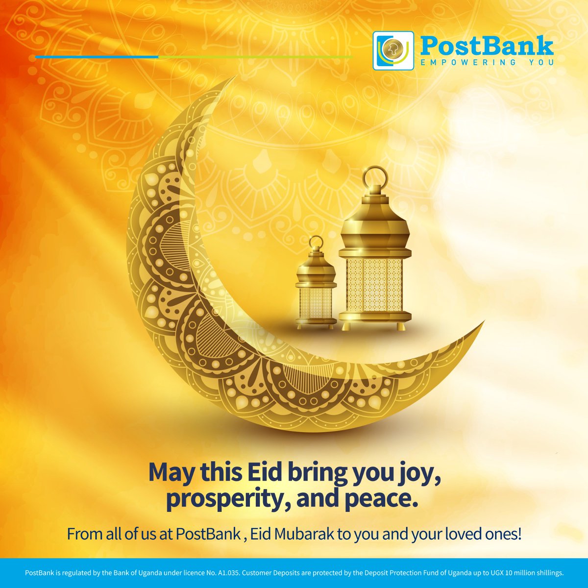 Eid Mubarak to you and your loved ones. #EidAlFitr2024 #EidMubarak #Joy #Prosperity #Peace