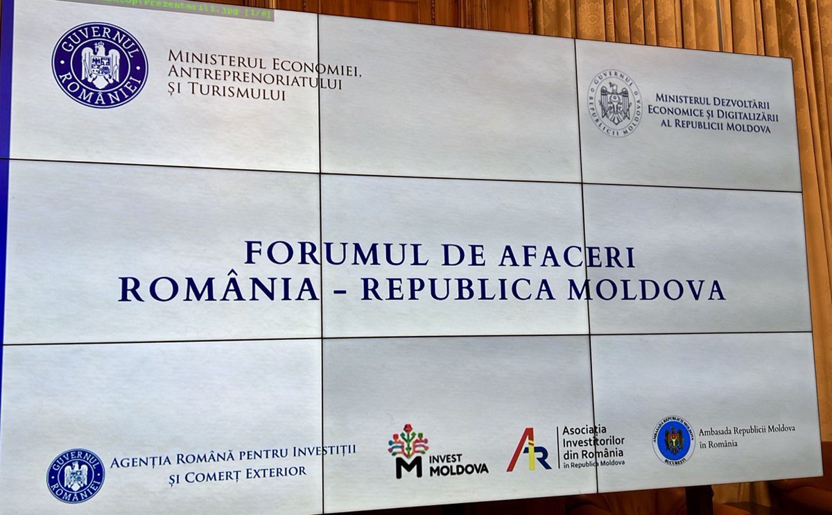 On Tuesday, ICI Bucharest was present at the Romania - Republic of Moldova Business Forum, organized at the Parliament Palace, on the sidelines of the 12th meeting of the Intergovernmental Commission for Moldovan-Romanian Economic Cooperation: ici.ro/en/events/ici-…