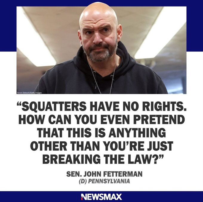 My opinion: When Fetterman was hospitalized for depression, he realized telling the group speak democrat lies was what was causing it. He decided the truth was the cure.🤔 What do you think?