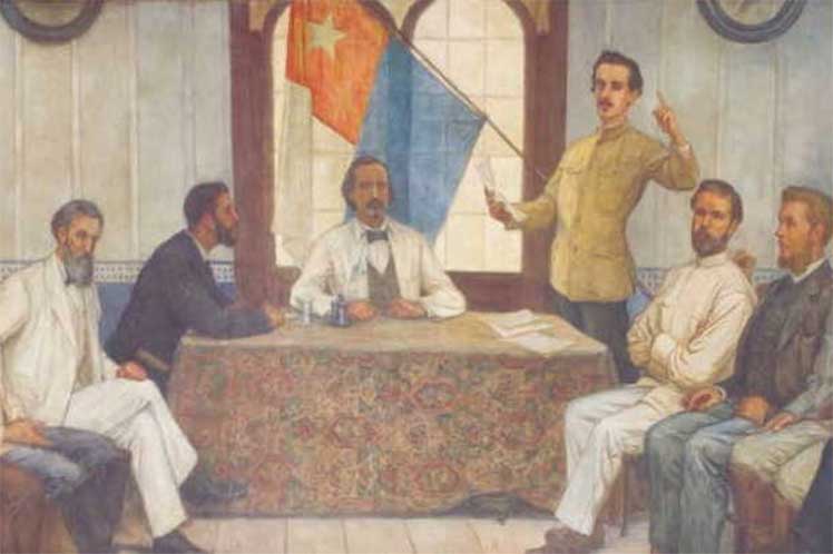 El 10 de abril de 1869 se celebró, en plena lucha por la independencia, la Asamblea de Guáimaro, la primera Asamblea Constituyente en la historia de Cuba. #CubaViveEnSuHistoria #EstaEsLaRevolución