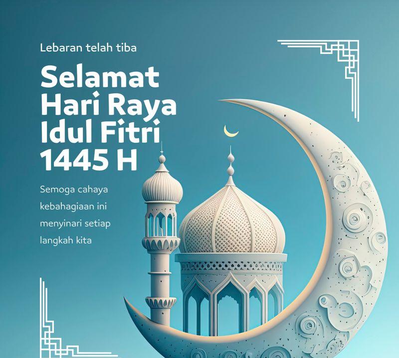 Selamat Hari Raya Idul Fitri 1445 H
Mohon maaf lahir dan batin