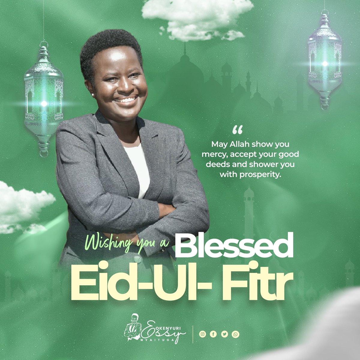 I extend my warmest wishes to all Muslims across our country and around the world as they celebrate Idd-Ul- Fitr.