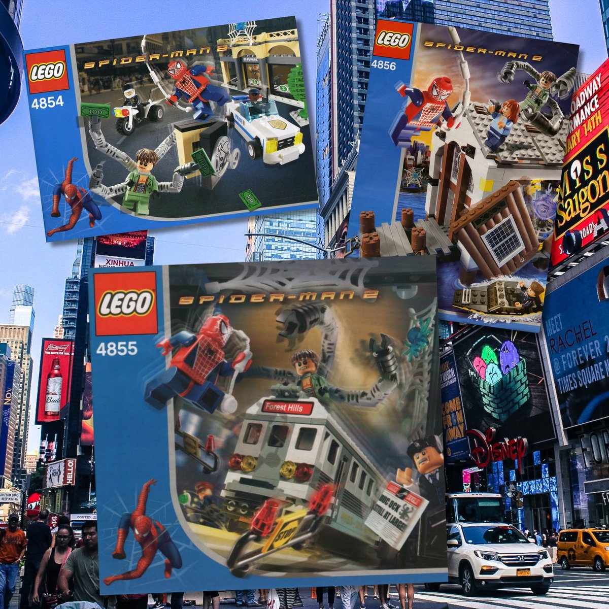 The Spider-Man 2 line-up of sets was an example of a film license done right. Though lower in piece count compared to the models of today, these were well-done, action-packed playsets that could fit into a city with minor tweaking. #LEGO #SpiderMan #Marvel @MarvelStudios @Sony