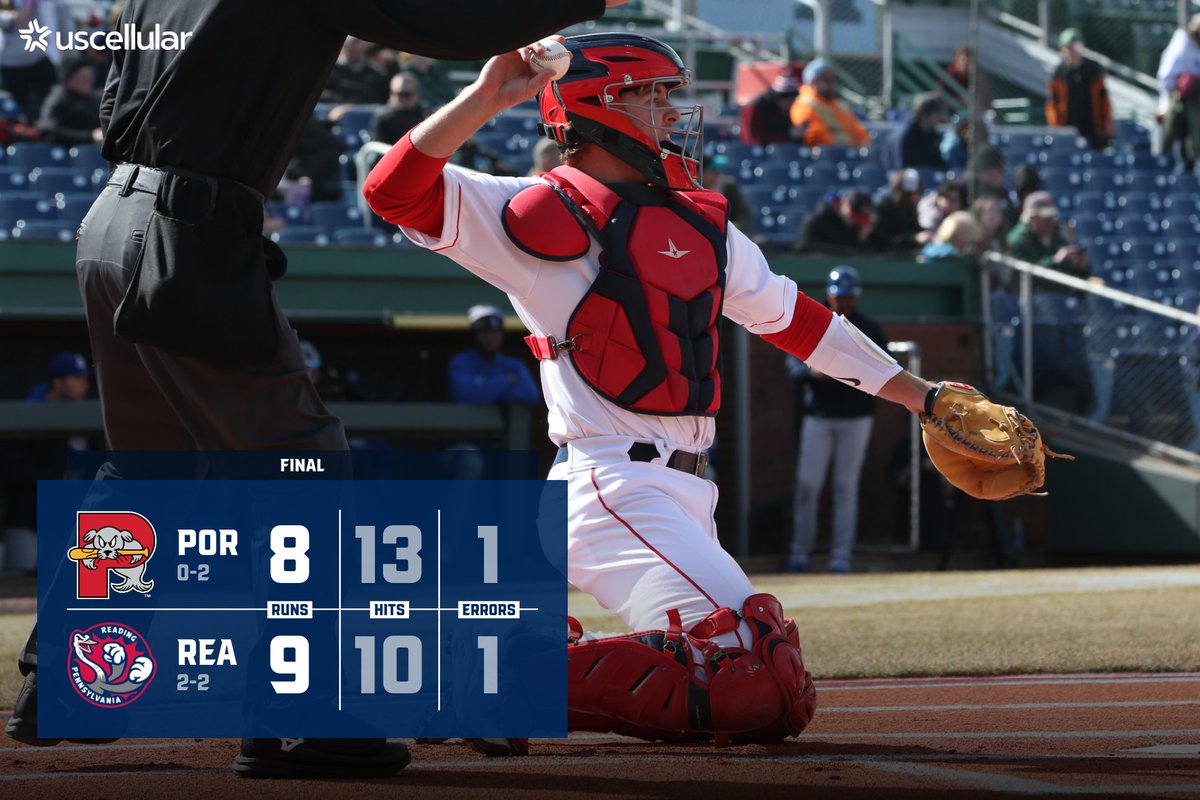 Sea Dogs Fall Short in Series Opener with Reading Seven Sea Dogs recorded a hit in the thirteen-hit affair READ: milb.com/portland/news/…
