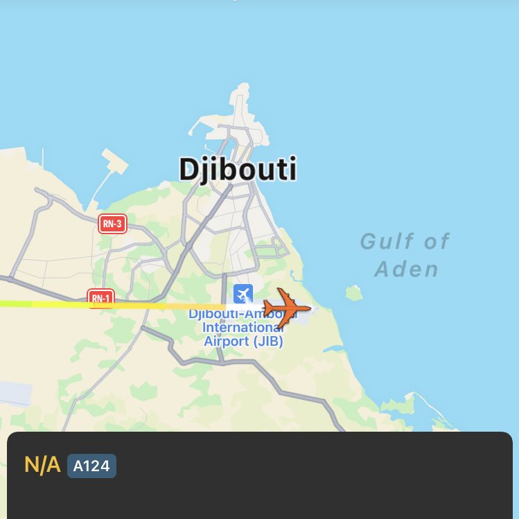 French Istres Air Base 🇫🇷 => Larnaca, Cyprus 🇨🇾 (Israel Military Hub) => Djibouti 🇩🇯 likely replenishment for the French Navy Frigates.
