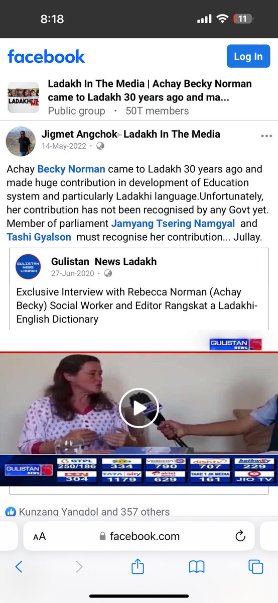 alok_bhatt's tweet image. Rebecca Norman &amp;amp; Phunsung Wangdu! 

Recently a met 2 Ladakhis in Doon; duo runs a camp in Nubra valley &amp;amp; as someone with Adv business exp, i grew curious of them &amp;amp; v began chit chatting. Political discussion followed &amp;amp; I asked abt Sonam &amp;amp; if he is aware of Rebecca, Sonam’s wife.…