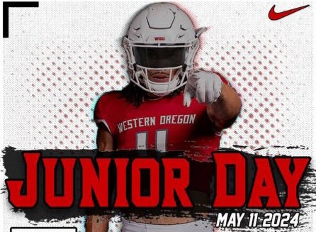 Thank you to @CoachManningWOU for Inviting me to the Western Oregon Junior Day. Really appreciate the opportunity to see the campus and coaches. @CoachLandgraf_ @ccramfootball @AndrewNemec @247Sports @BrandonHuffman