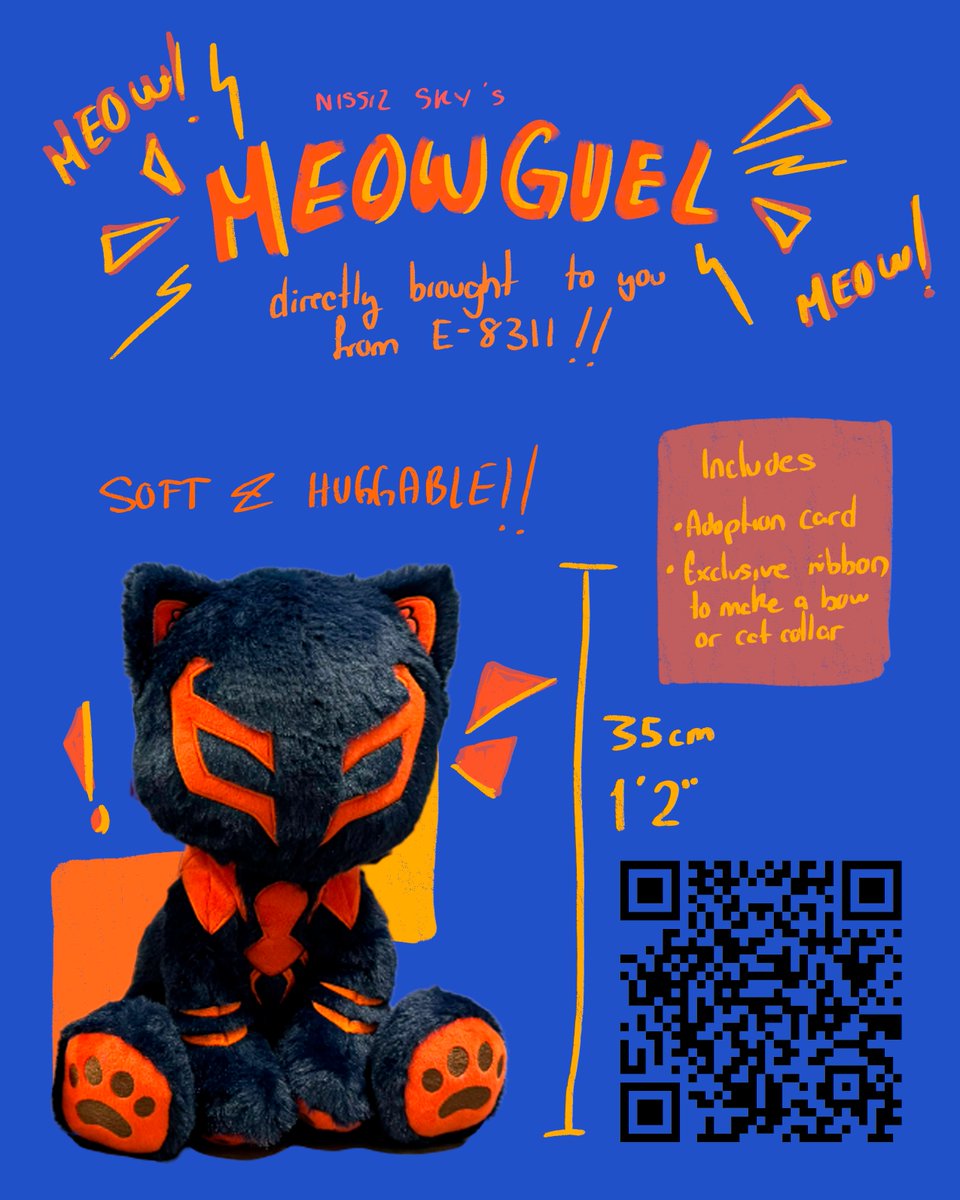 #MEOWGUEL

Pre-orders: April12 - May17 8PM CST

45USD + shipping