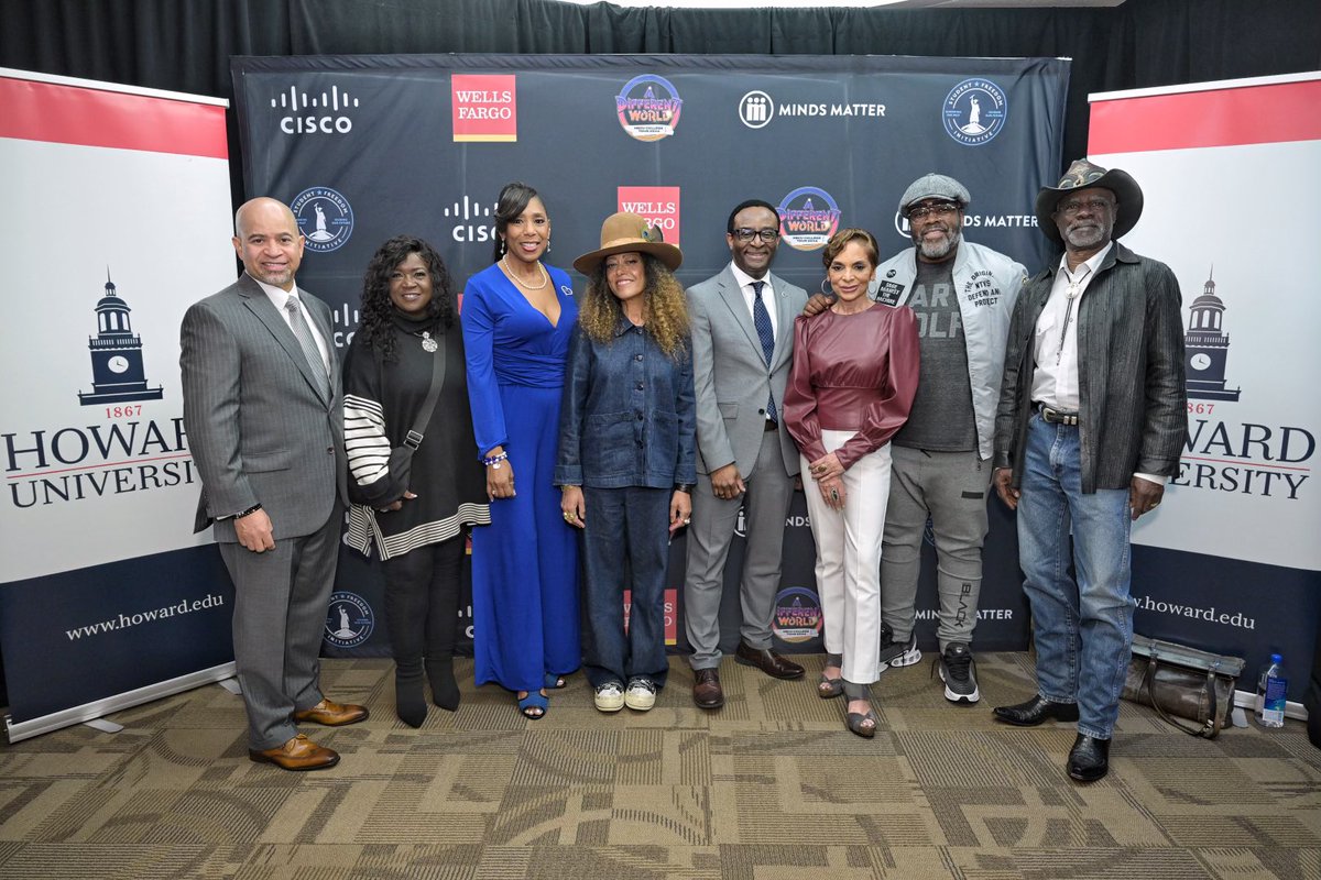 Today, we celebrated our rich legacy as an HBCU and were honored to welcome the @adwtourexp cast. It was a full day of blending nostalgia, entertainment, and powerful discussions about the pivotal role HBCU’s play in shaping futures. #HillmanDayatHoward