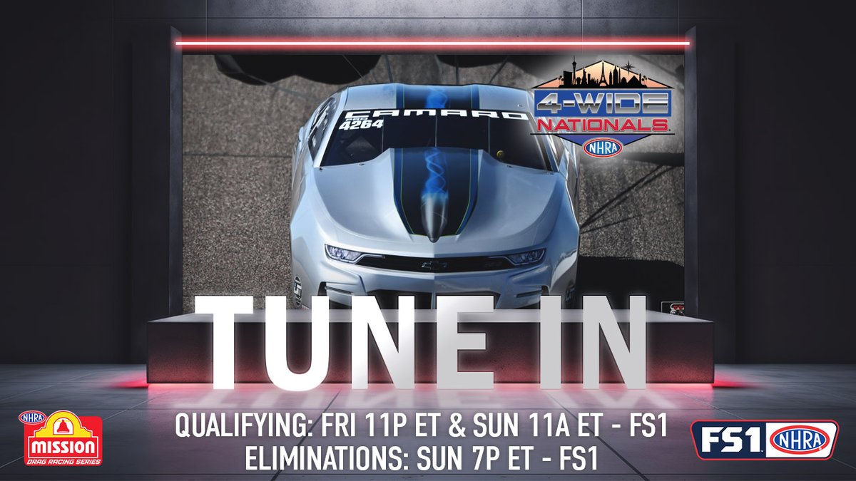 #Vegas4WideNats: Tune in, our luck is about to change. #ProStock #NHRAonFOX