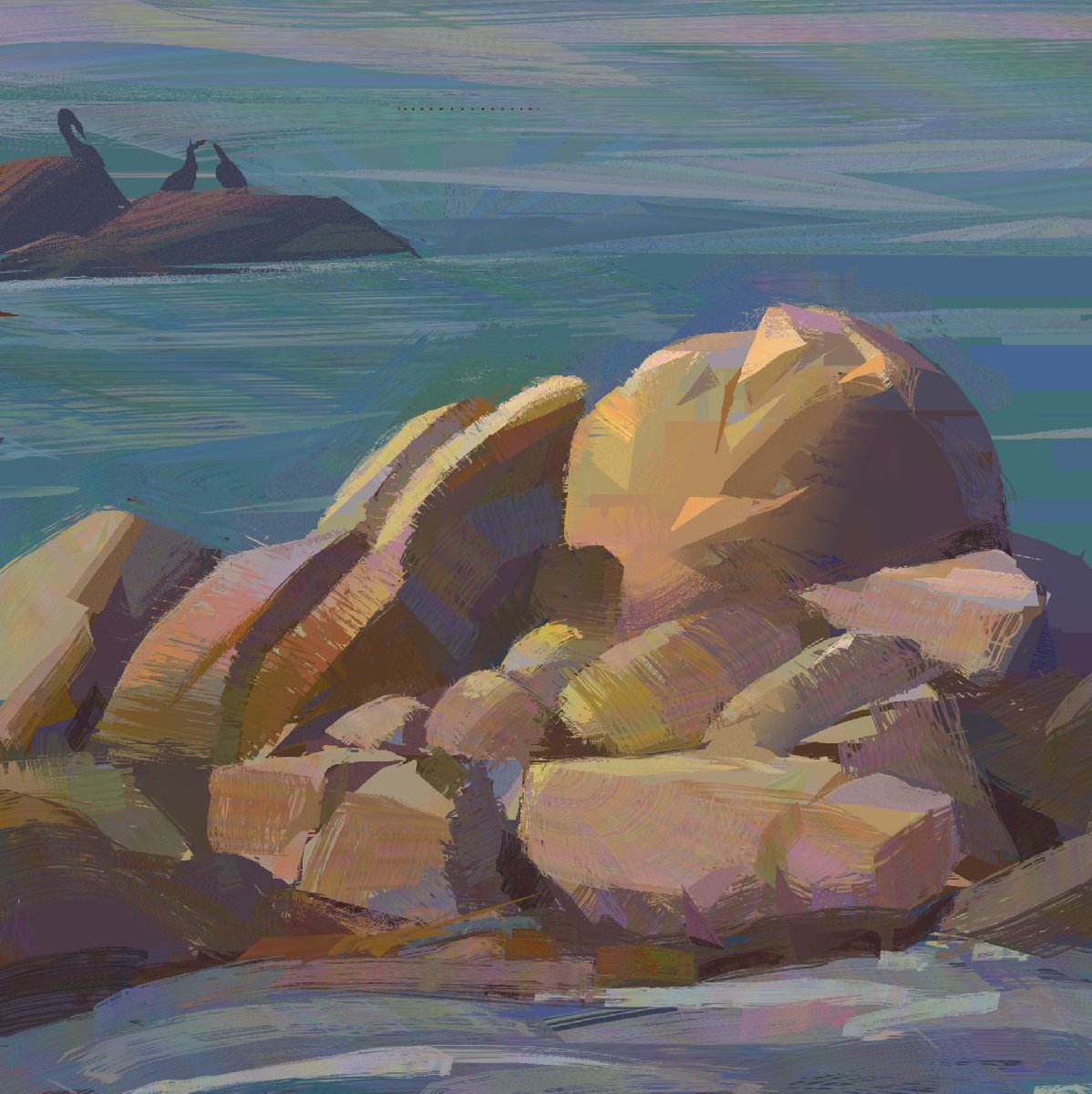 Henry Chau (@henrychaupaints) on Twitter photo 