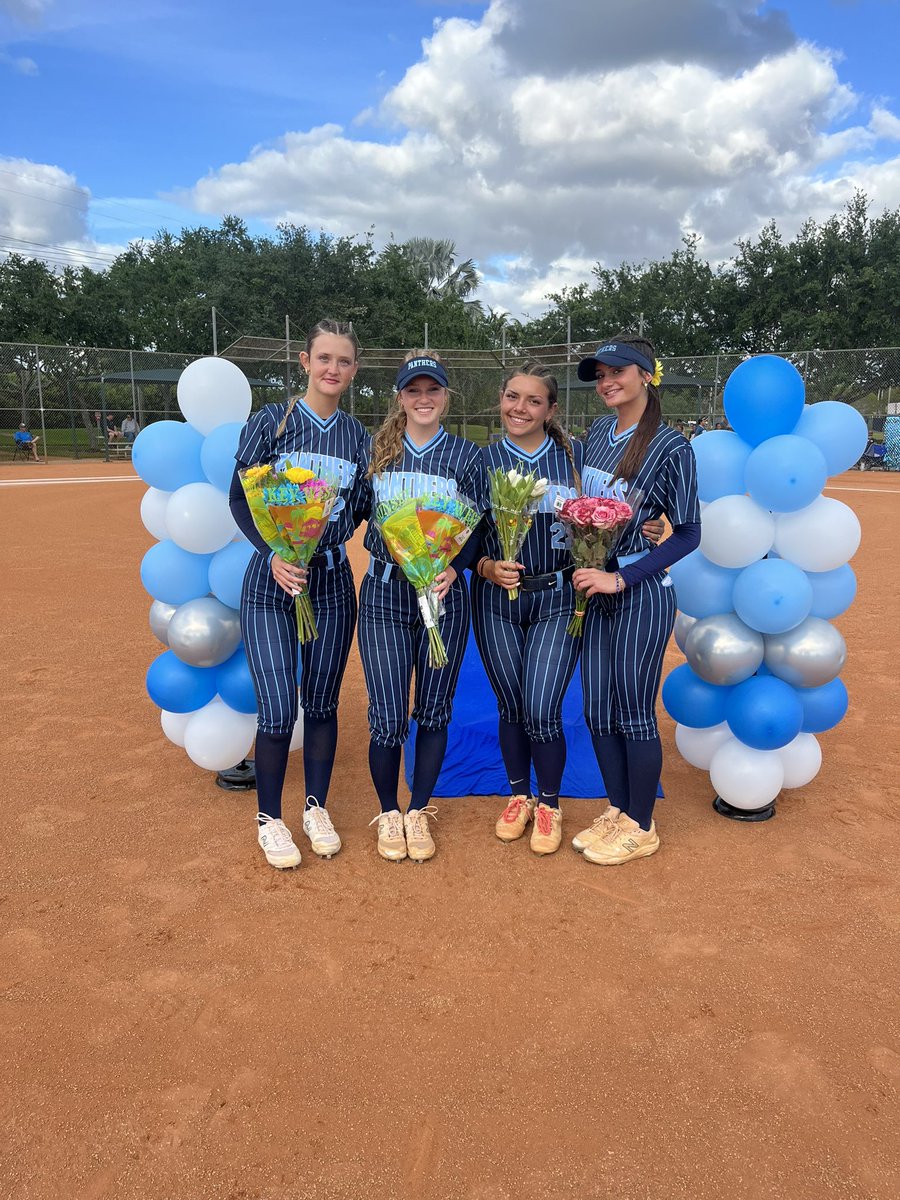 Beautiful senior night for our 4 seniors 
<a href="/kaitlyn_maston/">kaitlyn maston</a> to <a href="/FGCU_Softball/">FGCU Softball</a> 🦅
<a href="/2024_alivia/">Alivia Taibl</a> to <a href="/StetsonSoftball/">Stetson Softball</a> 💚
<a href="/stephhbasso/">Stephanie Basso</a> to <a href="/CoastalSoftball/">Coastal Carolina SB</a> 👌
<a href="/K_Cuccia2024/">Kayleigh Cuccia</a> to <a href="/PSCSoftball/">Pensacola State Softball (FL)</a> 🏴‍☠️

So proud of each of you guys and will be GREATLY missed 🥺💚👌🦅🏴‍☠️