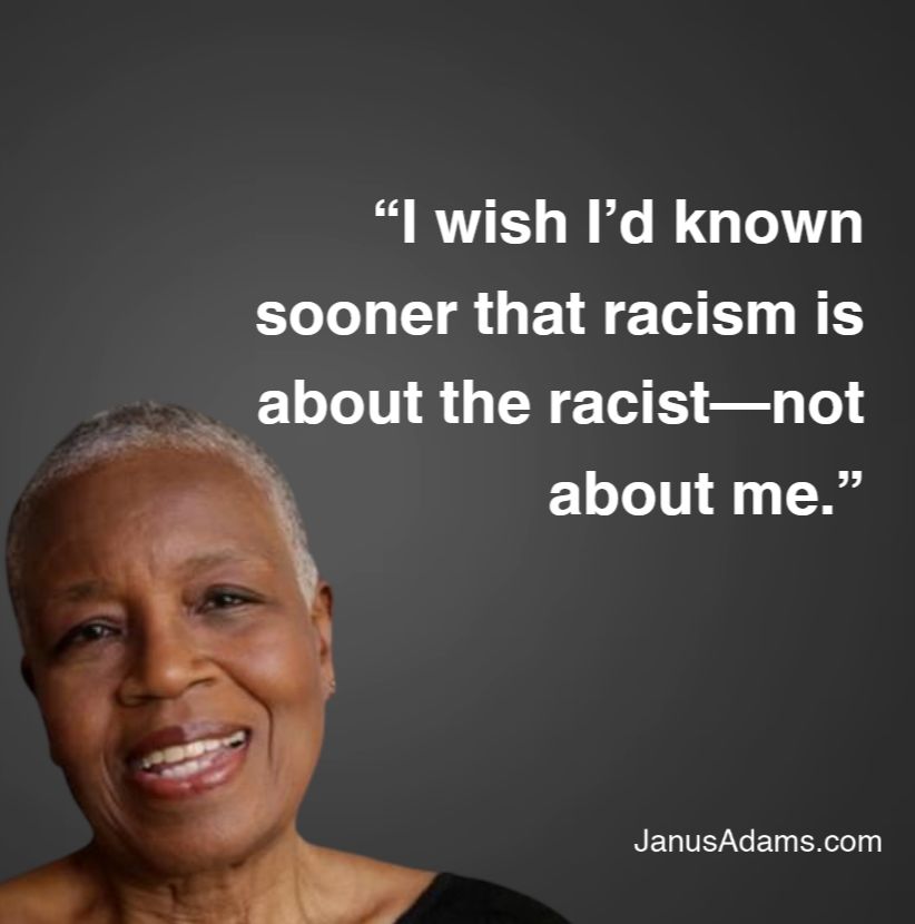 JanusAdams's tweet image. “I wish I’d known sooner that racism is about the racist—not about me.” 

#Empowerment #UnityInDiversity #RiseAboveRacism
