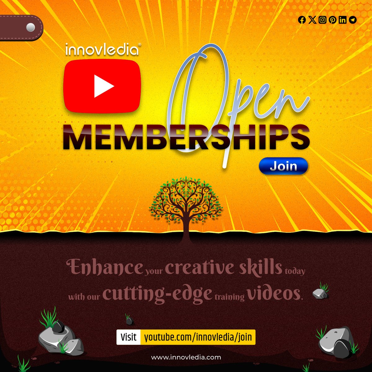 innovledia's tweet photo. 🌟 Exciting News! Memberships Open 🌟

We're thrilled to announce that memberships are now open for our YouTube channel! 🚀 Are you eager to dive deeper into your learning journey? 

Join now to elevate your learning experience : https://t.co/TPDEvPpeWc

#Innovledia #3D #Design https://t.co/Iu1MR20whl