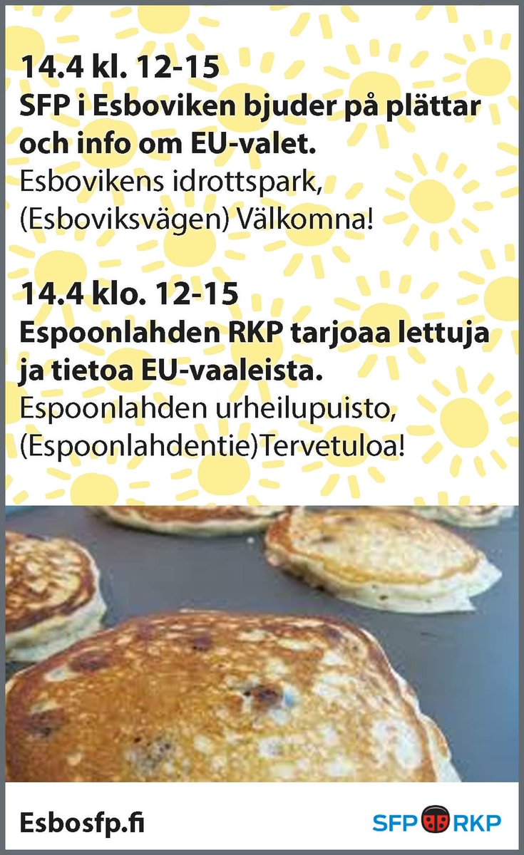 Tervetuloa! Välkommen! #tillsammansyhdessä #sfprkp #EUelections2024 #Europeennes2024 #eurovaalit