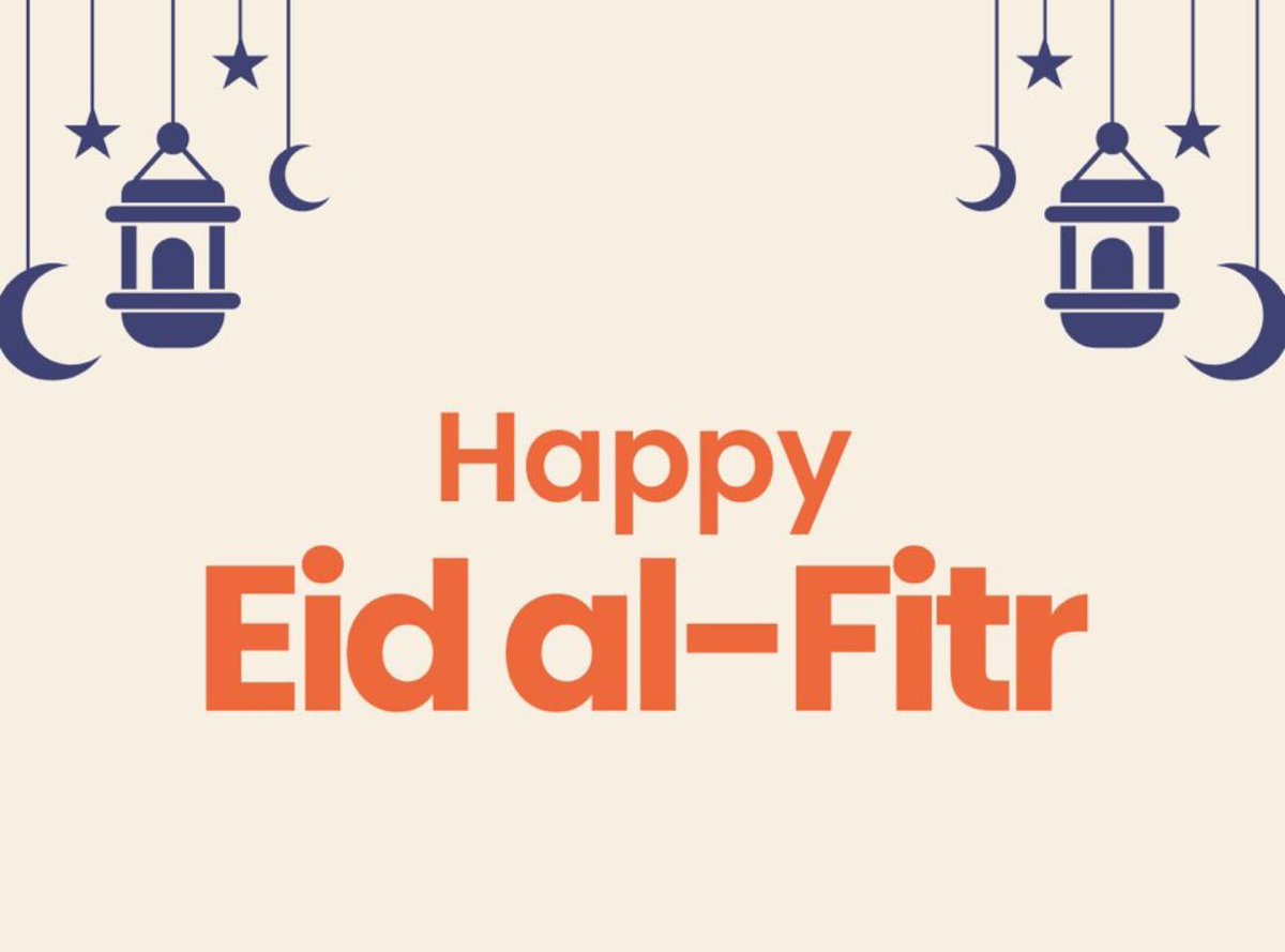 Eid Mubarak to all that are celebrating today! Wishing you a day filled with love, joy, and blessings. #EidMubarak 🌙✨🎉