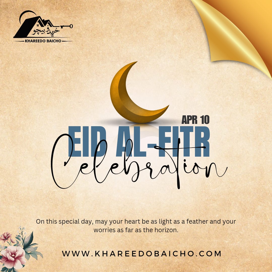 Eid Mubarak! May this special day bring peace, happiness, and prosperity to everyone. Best wishes from Khareedo Baicho✨
#KhareedoBaicho #EidMubarak