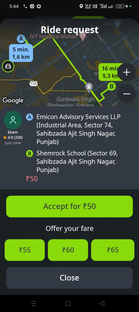 Amandee16550825's tweet photo. All Chandigarh Tricity Cab Drivers humble request to Chandigarh administration STA department set minimum rate fixed to All ola uber Rapido indrive online cab applications increase per kilometre price &amp; fixed minimum rate fixed 0-4km-100 rupees next kilometre 24 per kilometres https://t.co/hsW05KLmBJ