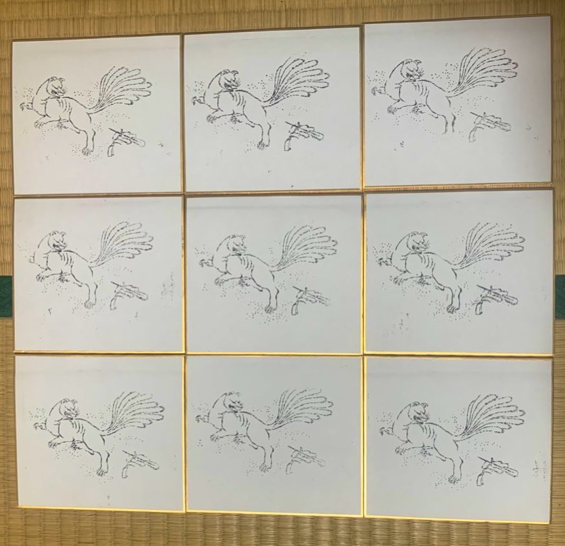 chin25454's tweet image. #きつねの日
#キツネの日
#foxday
#九尾の狐
#九尾の狐の版画の版木
#九尾の狐の版画
#九尾の狐のブレスレット
#深川お化け縁日2024春の陣

深川おばけ縁日で販売予定の九尾の狐の版画(版木は江戸時代のものを使用)と九尾の狐のブレスレット。