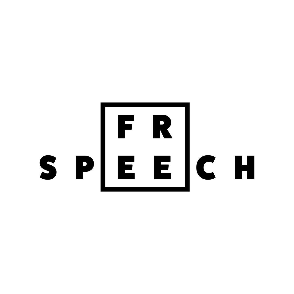 sumitroystudio's tweet photo. I think this also a pretty interesting idea for a free speech logo @elonmusk what do you think? https://t.co/km3Wj8h9Kp