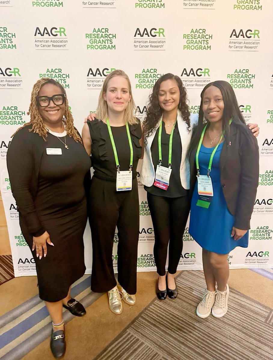 Privileged to establish connections with the distinguished ladies from UT Dallas and @DanaFarber Cancer Institute, Purna, Capucin & Morgan @ACCR looking forward to seeing again soon #aacr2024