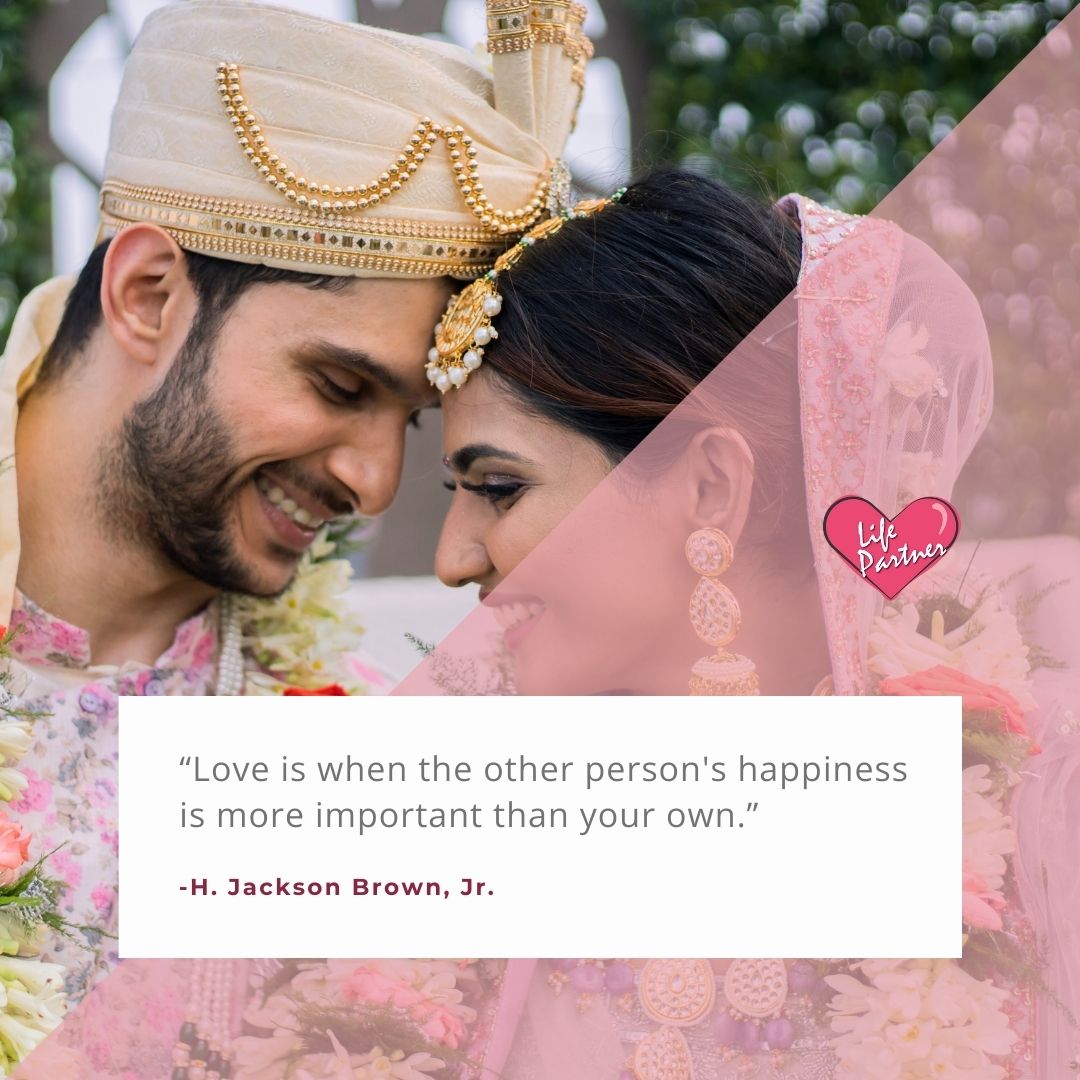 True love blossoms when you place their happiness above yours. 💞 Celebrate selfless love with us. #TrueLove #SelflessLove #HappinessTogether #IndianLove #HeartfeltConnection #LoveOverEverything #TogetherForever