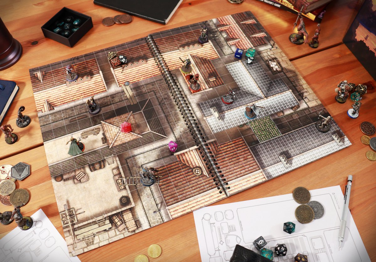 Shoutout to my man <a href="/CartosTom/">Tom Cartos has moved to BlueSky</a>'s latest kickstarter - kickstarter.com/projects/intot…

If you're running a DnD campaign in person and want some beautiful maps to challenge your players with you have to check it out!