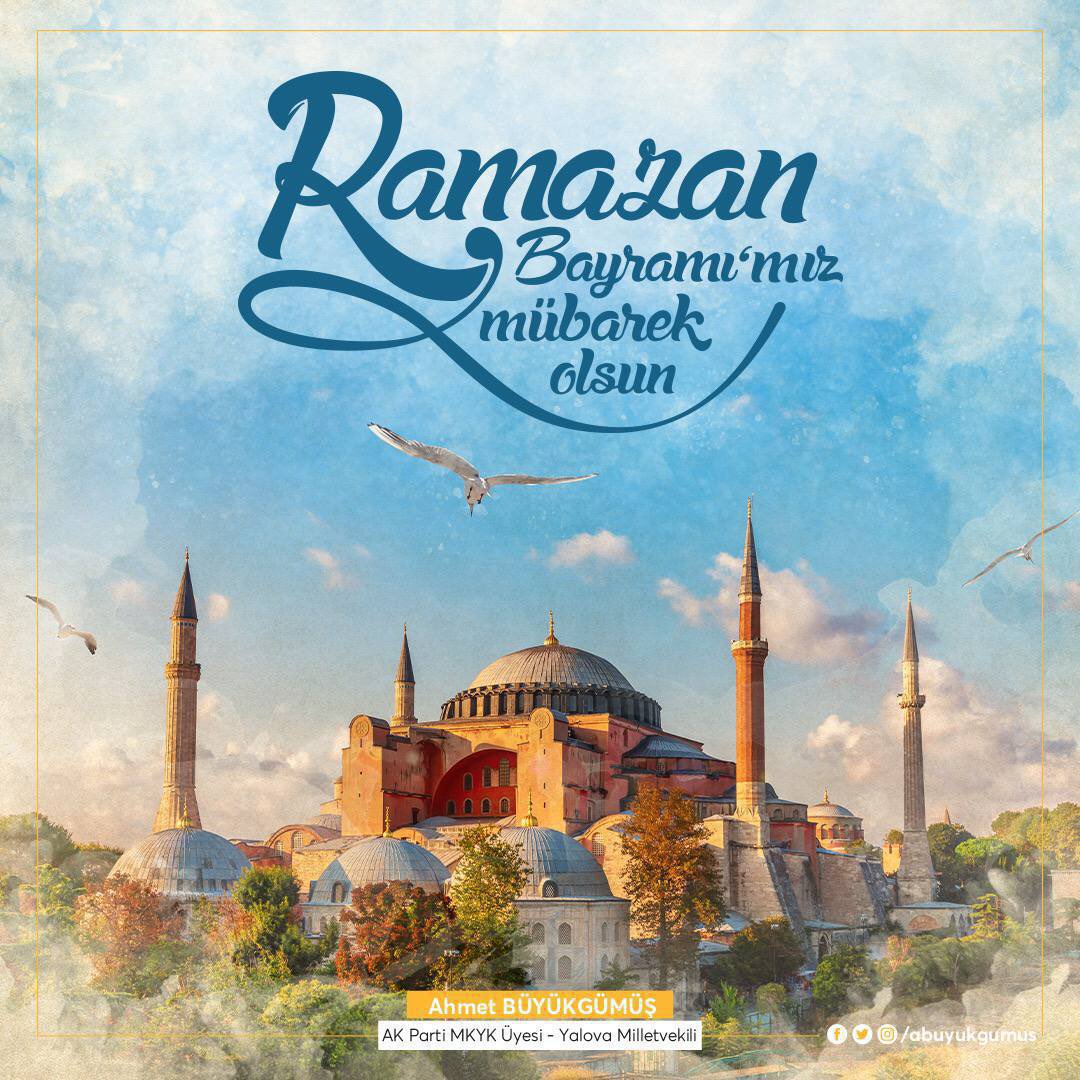 Mübarek Ramazan Bayramının milletimize, İslam alemine ve tüm insanlığa sağlık, huzur, bereket ve hayırlar getirmesini temenni ediyor, herkese hayırlı bayramlar diliyorum. Ramazan Bayramımız mübarek olsun. #RamazanBayramı