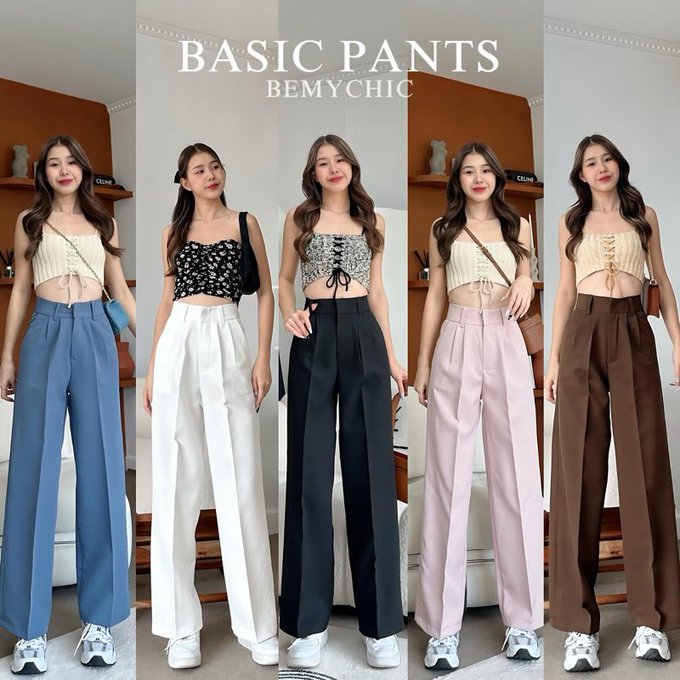 กางเกงเอวสูงขากระบอกใหญ่ Basic pants ใส่ทำงาน ใส่ไปเที่ยว 

🍉📍 shope.ee/8pOWHeEvkL

 #ShopeeBirthdayToYou #ShopeeTH #ช้อปปี้แฟชั่น #ช้อปปี้ถูกชัวร์