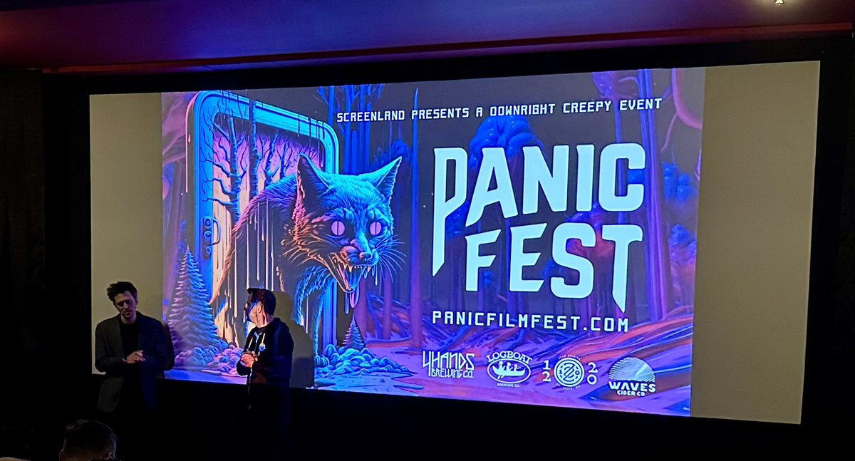 Wanna know why you go to every day of Panic Fest and not just the weekend? This movie right here! @Squidthusiast not only co-wrote & produced it but is fucking amazing in it & Raymond Wood’s directing is really sharp. Recommended! 🖤 @PanicFilmFest