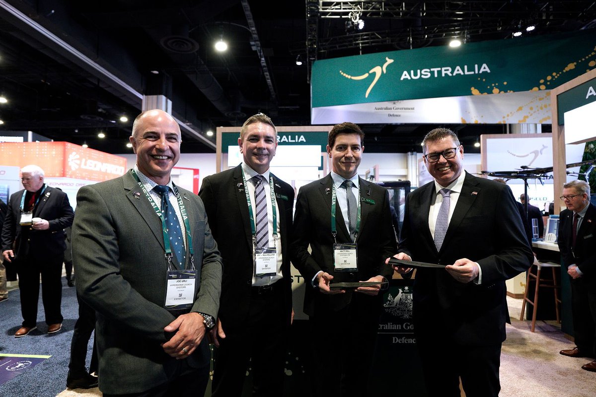 Fantastic to be in the 🇺🇸for the 2024 @SeaAirSpace! I am proud to see Team Defence 🇦🇺at the expo showcasing our world-class, home-grown capabilities to international defence industry leaders and decision-makers. #SAS2024
