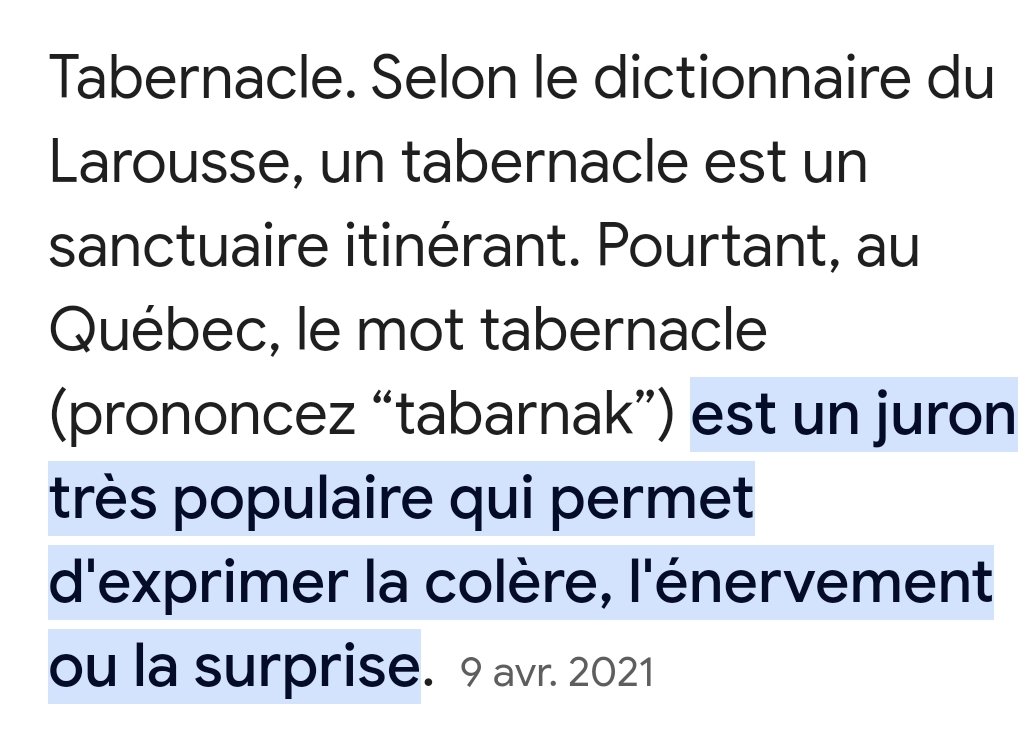 @TPMP @EricNaulleau 🔵Mon PÔVrrr @EricNaulleau😥 La culture & le rayonnement de la🇫🇷 c'est 330Millions d'âmes qui parlent🇫🇷 avec leurs accents, notre langue apprise, #TABARNAK😡😡 📌Qui êtes-vous pour juger ces invités potentiels par votre vulgarité? #Flute‼️ Cc @jmaphatie twitter.com/TPMP/status/17…