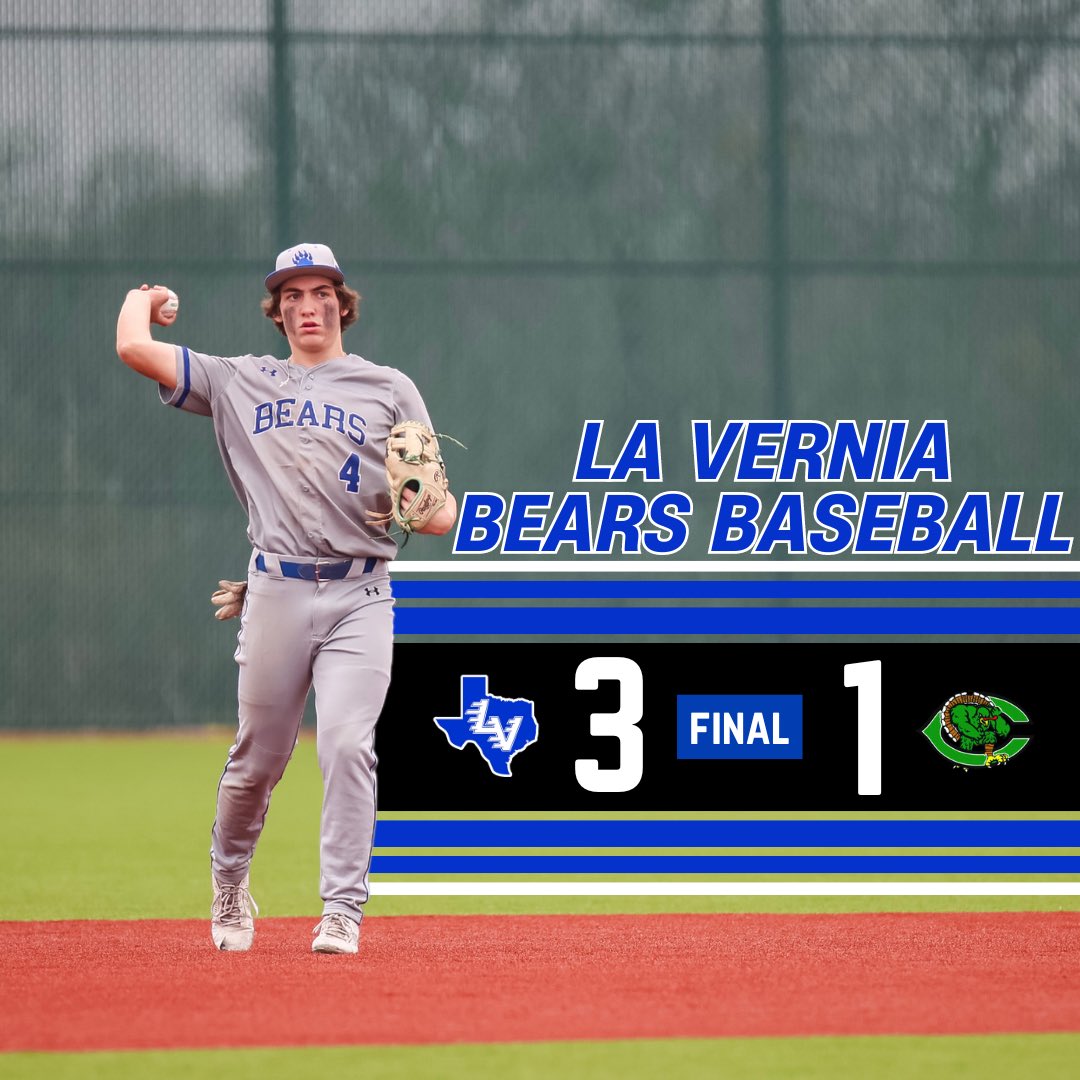 Bears remain undefeated in district after a 3-1 win over Cuero tonight. 

<a href="/LVsportsbooster/">La Vernia Sports Booster Club</a> <a href="/supt_lvisd/">drfhc</a> <a href="/LVISDAthletics/">LVISDAthletics</a> <a href="/high_vernia/">La Vernia High School</a> <a href="/LaVerniaISD/">La Vernia ISD</a> <a href="/AndySchmid4/">Andy Schmid</a>