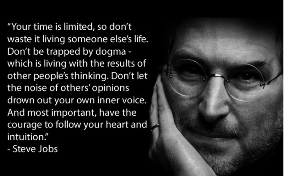 @elonmusk My favorite quote from Steve Jobs: 👇👇👇