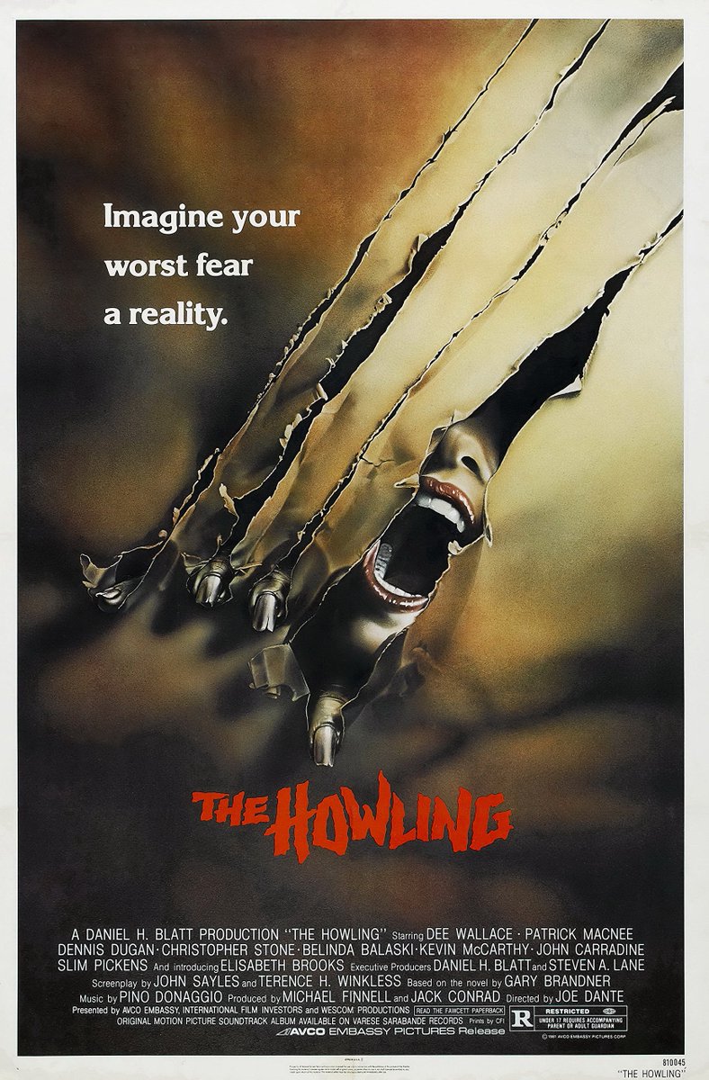 #TheHowling was released on this day in 1981. #horror #JoeDante