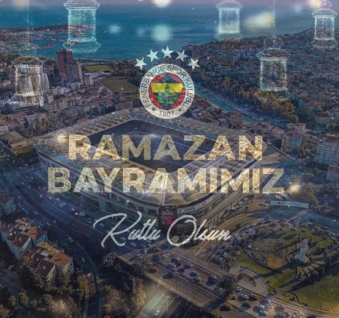 Sağlık ve huzur dolu bir bayram dileğiyle... Ramazan bayramımız mübarek olsun🤲 #Fenerbahçe 💛💙 #RamazanBayramı