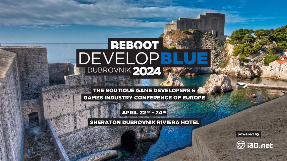 Reboot Develop Blue 2024 #gamedev #IndieGameDev #gamesindustry conference in Dubrovnik is approaching fast in its biggest edition yet and with a huge, unique and absolutely incredible speaker lineup that we are super proud of. Deadline on standard passes is April 15th!