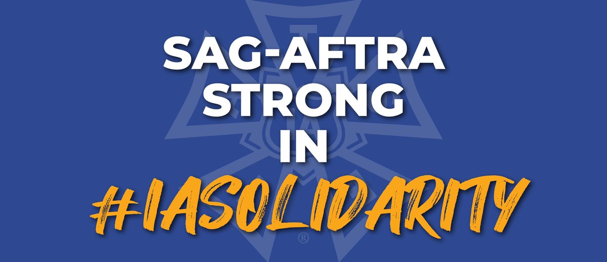 Support IATSE With #OneFightFridays Join us in solidarity and wear your union swag every Friday as IATSE negotiates with the AMPTP. We are stronger together! Post a picture with your #SagAftraStrong swag and tag us on Instagram @sagaftra or X @sagaftra to show your support.