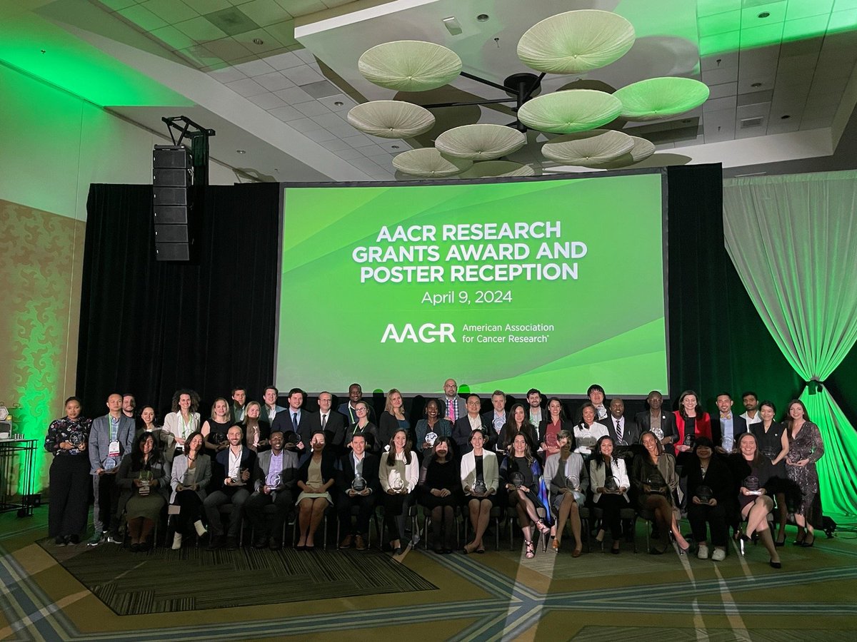 Lovely reunion with @PennMedicine heme-onc co-fellow, Evanthia @RoussosTorres,  also a co- @AACR and @BCRFcure grant awardee. I'm honored to be a recipient of this funding mechanism. #AACR24
