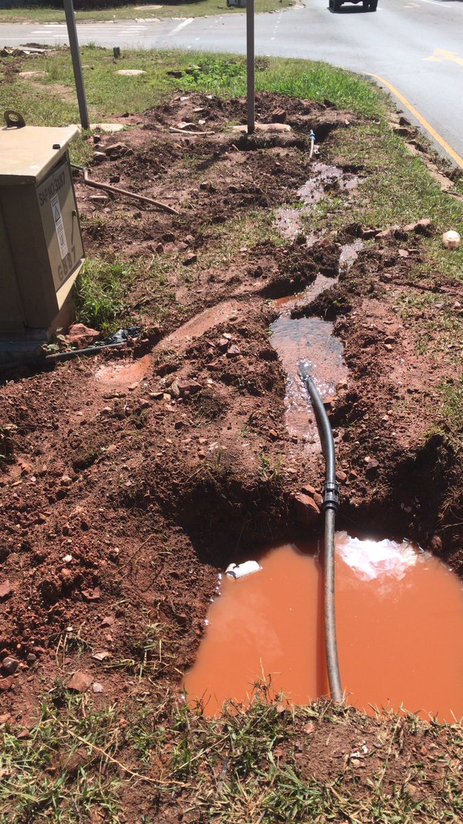 JosGr12's tweet photo. @CityPowerJhb Properties in Doreen Road in Ruimsig have been without power since Good Friday! Two contractors have walked off the job, leaving exposed cables in water filled holes. Tickets are closed without the problem being solved and no one at CP takes responsibility! https://t.co/UAzfUoo9Rm