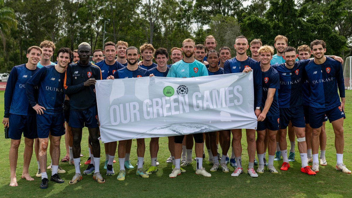 We're supporting @thepfa's Green Games initiative in Saturday's #ALM match against Newcastle Jets at Suncorp Stadium ♻️ Details 🔗 bit.ly/49B0Tpw