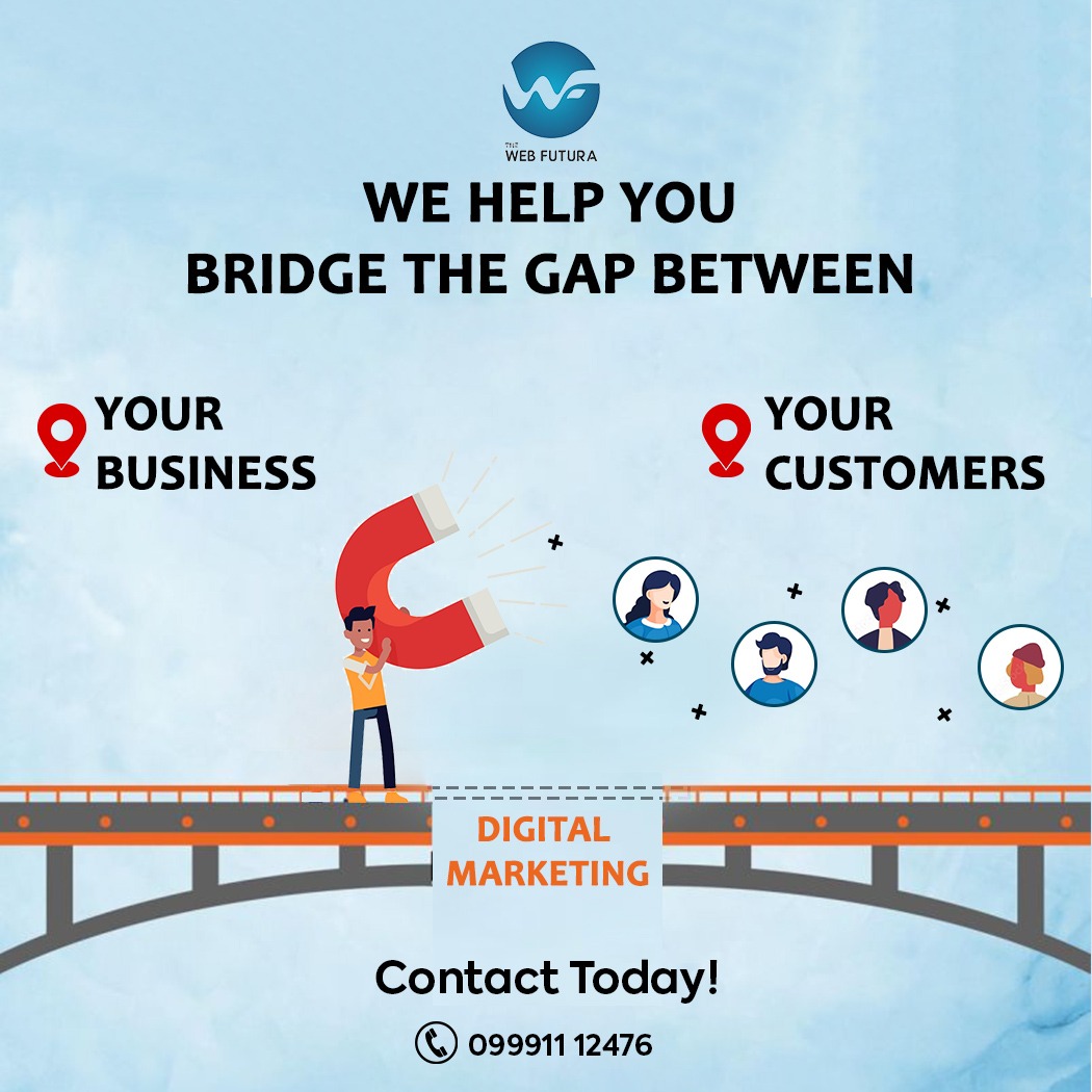 thewebfutura's tweet image. Want to connect with your customers? Let&apos;s help! Talk to us at 9991112476
#thewebfutura #DigitalMarketing #smmtips #goonline #GMB