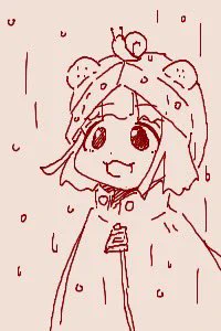 ちかごろのらくがき1
レインコート 